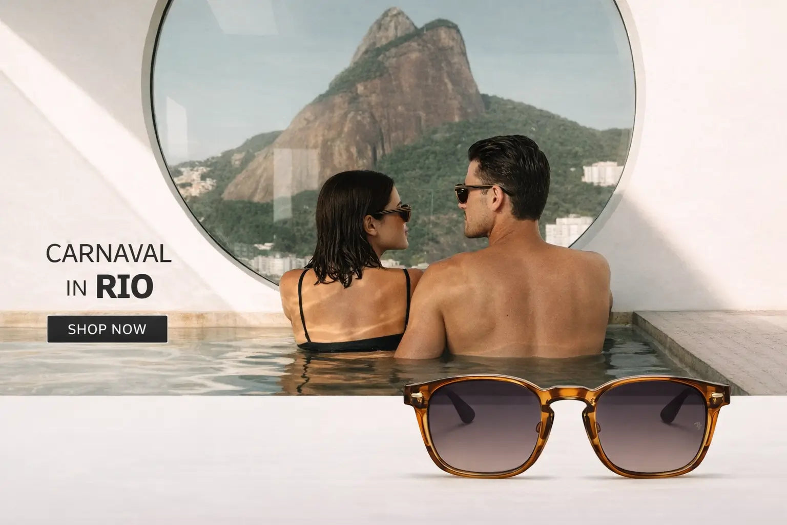 Mancino Club sunglasses collection featuring three premium styles on a clean minimal background